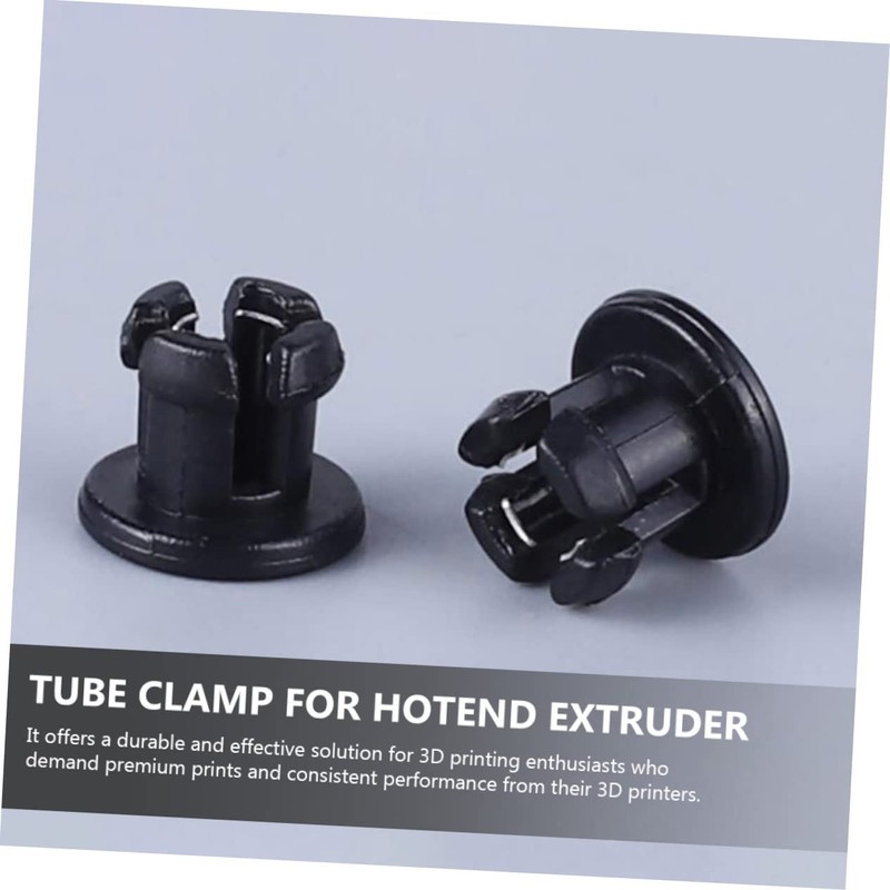 Baluue 5sets Printer Hotend Clip and Collet Tube Coupling for