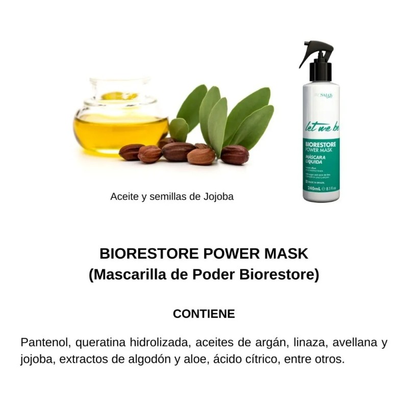 Post-alisado Reestructurante Let Me Be Biorestore Power Mask