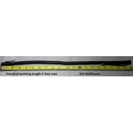 DIY-BizPhones-Meridian Black 9Ft Handset Cord for Nortel  M2000 Series Phone M2008 M2616 Meridian Curly