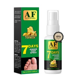 7 Days Ginger Foot Spray - Odor Control & Callus Care, Natural Ginger Nail Treatment - Refreshing & Nourishing Formula, Plant-Based Care for Feet, 50ml (1 Month, Original)
