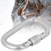 High Load Bearing Master Lock Outdoor Screwgate D shaped Carabiner