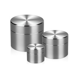 LENWISYF Odour-proof tin, contains S + M + L pure titanium alloy sealing box, tea leaf canister container, mini portable box, herbs and spices for pills, herbs and spices