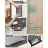 SONGMICS Laptop Desk, Bed Sofa Breakfast Tray, Adjustable Tilt Top,