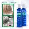Shampoo Matizador Y Tratamiento Para Platinar Canas Y Mechas