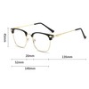 COZENTA Men's Date Glasses, Blue Light, Cut, Wellington Salmon Blow