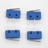 Taiss 10pcs Micro Switch 250V 5A 2 Pin 1NO Handle