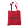 Equality (stand alone text - girl power set) tote shopping