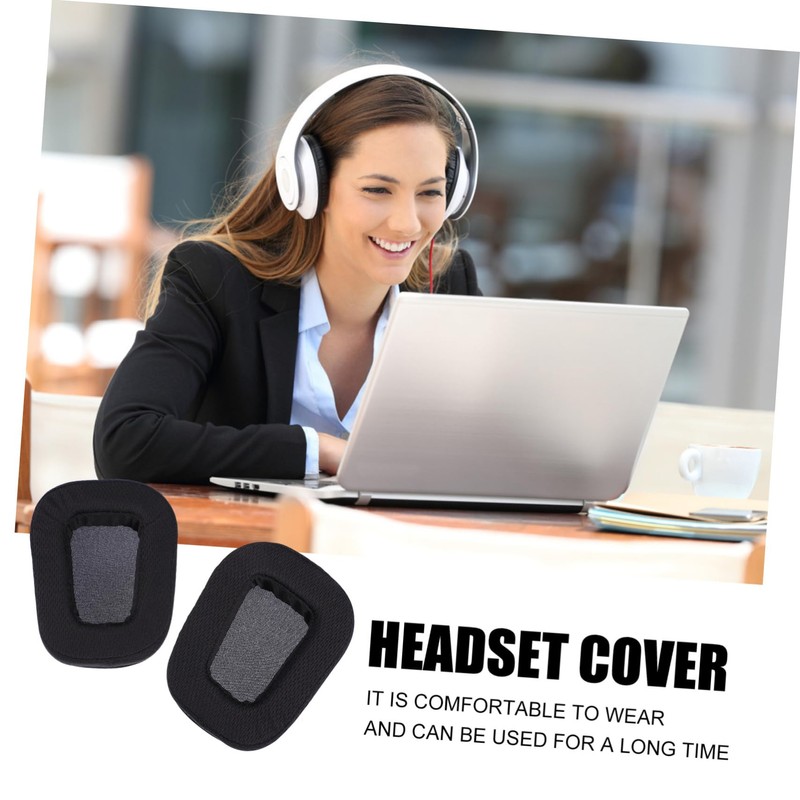 Gatuida Black Mesh Earphone Covers Compatible G633/g933 Premium Ear Pads