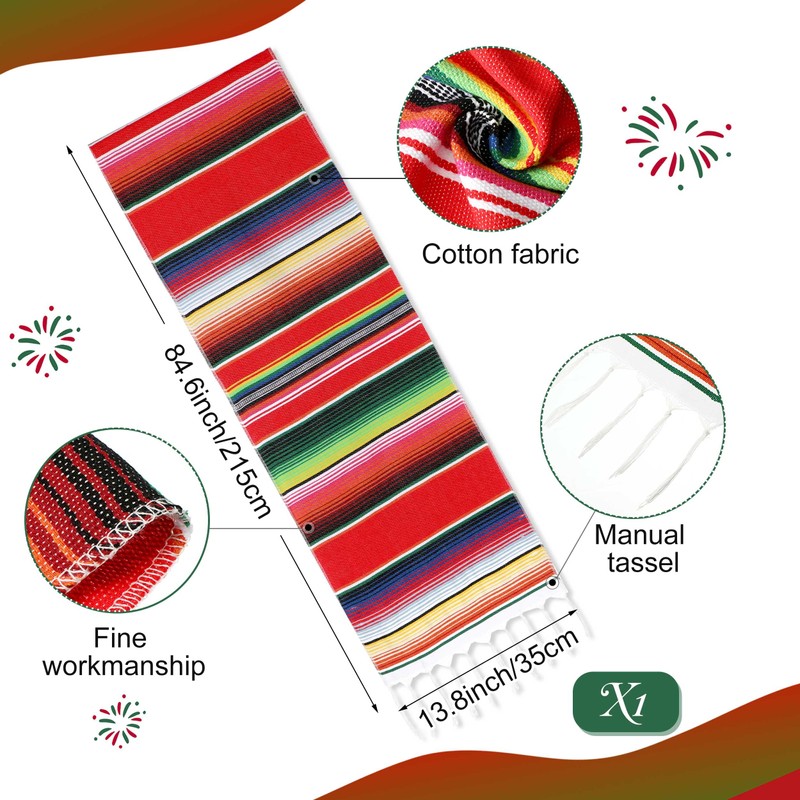 Moukeren 25 Pcs Mexican Decorations Includes 12 Mini Fiesta Sombrero