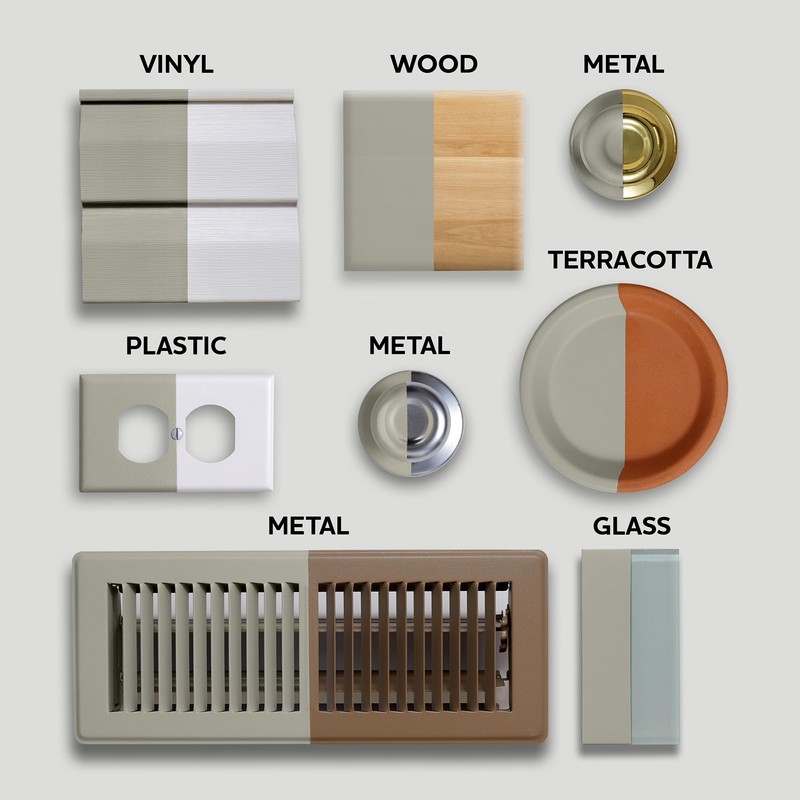 Glidden Master Finish 12 oz. Satin Elephant Gray Interior/Exterior All