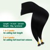 Easyouth Nano Bead Hair Extensions Black Nano Extensions Human Hair
