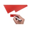 Maul 65261 Magnetic Sheets ((W) 200 x 300 mm Red