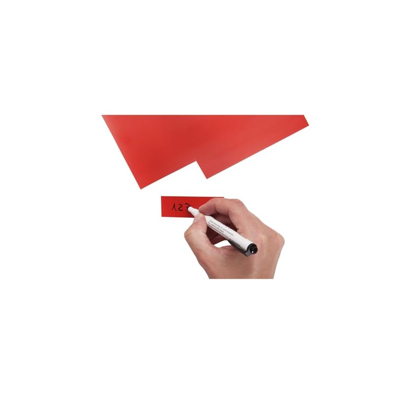 Maul 65261 Magnetic Sheets ((W) 200 x 300 mm Red