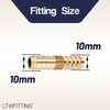 LTWFITTING Brass Barb Splicer Mender 10mm ID Hose Fitting Air