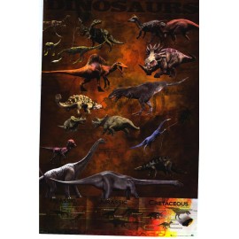 EDUCATIONAL POSTER ~ Dinosaur Developed Stages of Evolution Teaching Assistant ~