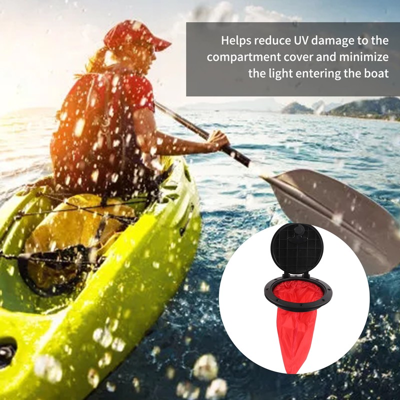 Marine Hatch Cover Black Circular Detachable Inspection Hatch Cover for