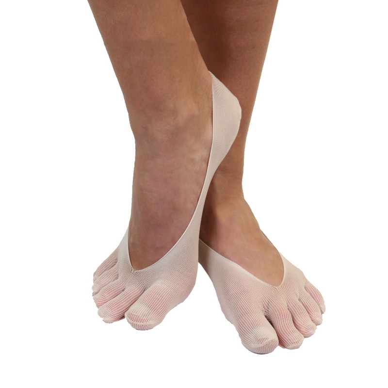 TOETOE - Women Legwear Soft Nylon Foot Cover Seamless Plain