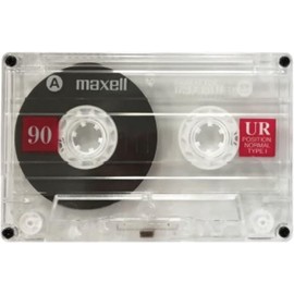 Maxell UR 90 Normal Bias Blank Audio Recording Cassette Tape, Low Noise, 90 Minute Recording Time, 5 Pack