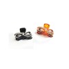 Ruihfas 2Pcs Small Rhinestones Bow Hair Claws Jaw Clips Ponytail