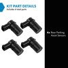TRQ Rear Parking Assist Sensor Set Compatible with 2007-2010 Ford