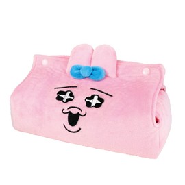 Tees Factory OU-5542730KI Opanchusagi Plush Dup-up Tissue Cover, Sparkle, H5.1 x W 9.4 x D 5.5 inches (13 x 24 x 14 cm)