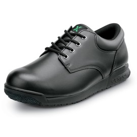 SR Max Marshall, Men's, Black, Oxford Style, MaxTrax Slip Resistant, Soft Toe Work Shoe (4.0 M)