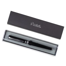 Pentel Sterling EnerGel Premium Liquid Gel Pen, 0.7mm Medium Point, Gifts, Everyday Writing, Office Supplies, Black Barrel, Black Ink, K611A-LR7AE1, 1 Each Includes Gift Box