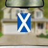 National Flag Car Air Freshener with New Car Scent -