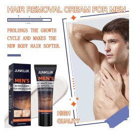 Crema Depilatoria Íntima/privada Para Hombres, Fácil De Apli
