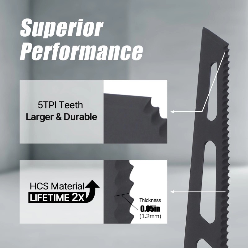 Vearter L-400mm HCS Saber Reciprocating Saw Blade Cutter Carbide For