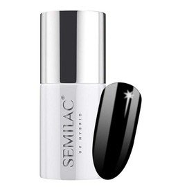 Semilac UV Nagellack 300 Perfect Black 7ml Kollektion Super Cover