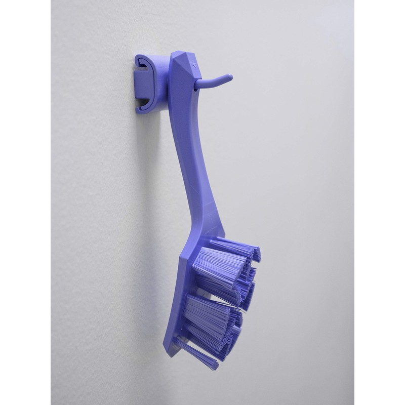 Vikan Hygienic Wall Bracket, Single Hook Module, Green