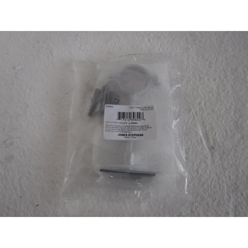 Jones Stephens 1-1/2" x 5" Flush Valve Pipe Support, Polished