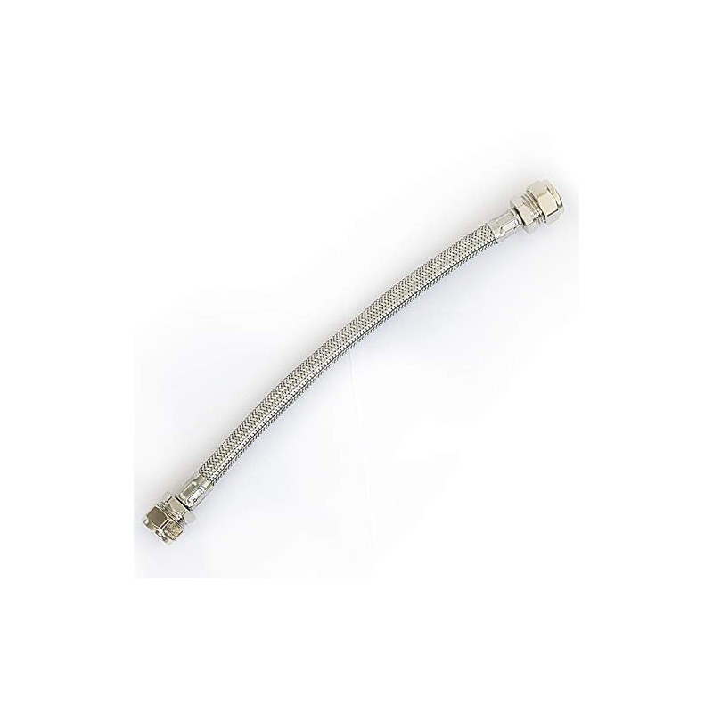15mm x 15mm Flexible Braided Hose Copper to Copper Flex