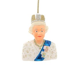 Cody Foster & Co Queen Elizabeth Glass Ornament