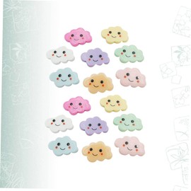LALAFINA Diy Resin Hairpin Accessory 40pcs Kids Craft Hair Clips Cloud Shape Hairpin Making Supplies Hair Accessories for Girls Women