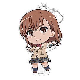 To Aru Majutsu no Index III Punikoro! Key Chain (with Stand) Misaka Mikoto