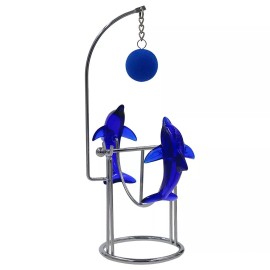 THY COLLECTIBLES Cute Dolphin Desk Toy Physical Swing lucky Toy Executive...