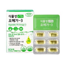 Evergreen vegetable ALTZomega 3 (1010mg / 에버그린 식물성 알티지오메가3(1010mg X 30캡슐)