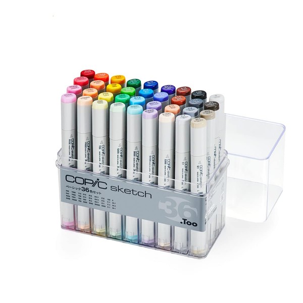 Too Copic Sketch Basic 36 Color Set Multicolor Illustration Marker