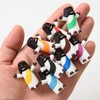 50 Pcs Little Black Jesus Figurine Tiny Jesus Figures Mini