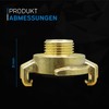 kör4u Quick Coupling 3/4 Inch Male Thread Brass