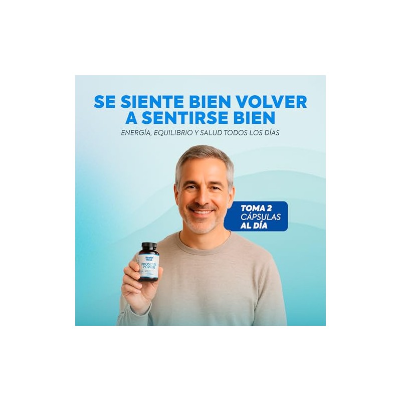 Health Hack Prostate Power Suplemento Avanzado Salud Próstata Fórmula Natural