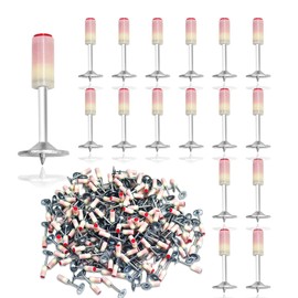 Pack of 200 Nails for Nail Gun, 7.3 mm Mini Nails for Ceilings, Round Nails for Nail Guns, Suitable for Nail Guns, Wire Coverers, Fixed Installation and Repairs