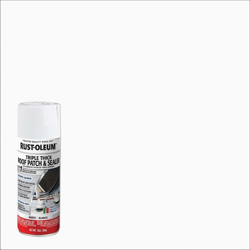 Rust-Oleum 345814 Triple Thick Roof Patch & Sealer White 12oz