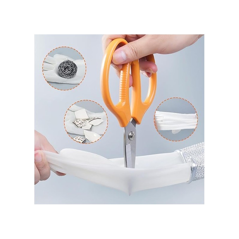 1 pair Wezxrauo Heavy Duty Dishwashing Gloves - Heat &
