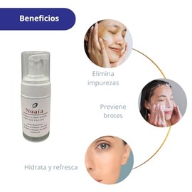 Dermolimpiador espuma facial 130ml Nuaïa