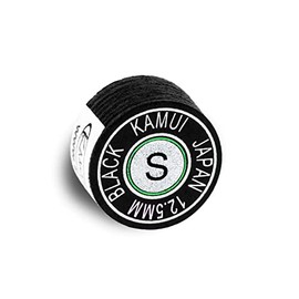 Kamui Black Laminated Pool Billiard Cue Tip - 1 Pc (Soft, 125 Mm)