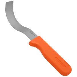 Zenport K117 Row Crop Harvest Knife, Broccoli/Produce, 6-Inch Wavy Stainless Steel Blade , Orange