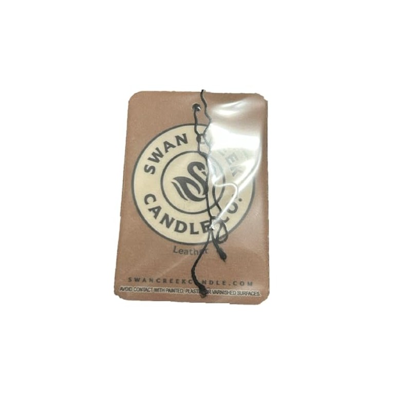 Swan Creek Candle Co. Leather Hanging Car Air Freshener 04127